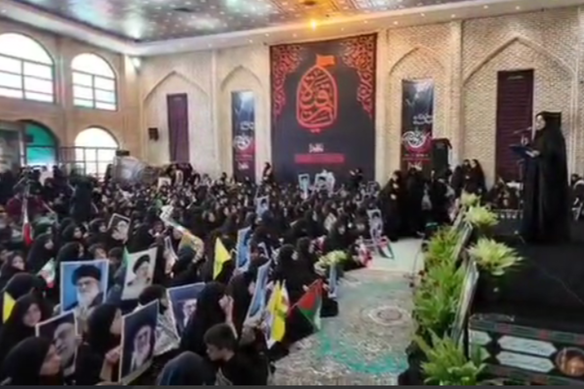 مرگ بر آمریکا و مرگ بر اسراییل پیام حماسی زینبیون آذربایجان