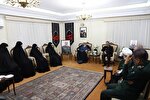 حضور رئیس دفتر رهبر معظم انقلاب به همراه رئیس ستاد کل نیروهای مسلح در منزل سپهبد شهید سلامی