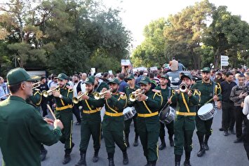 تشییع باشکوه شهید طریق القدس اصفهان