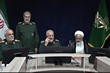 لحظه اعلام رمز عملیات بشارت فتح توسط فرمانده کل سپاه سرلشکر پاسدار محمد پاکپور