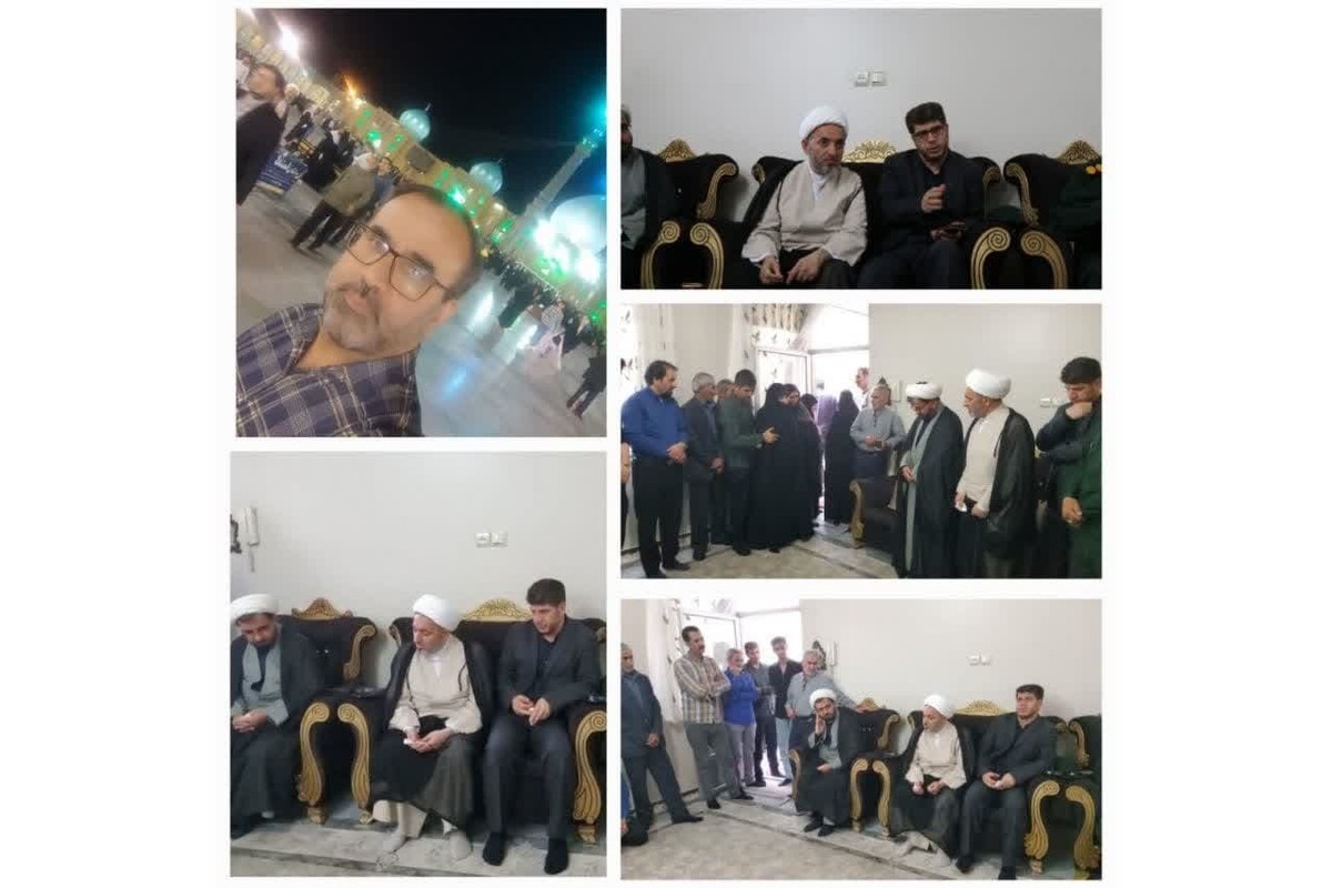 دیدار جانشین نمایندگی ولی‌فقیه سازمان بسیج مستضعفین با خانواده ی شهید اقتدار ایران غلامرضا سوادکوهی