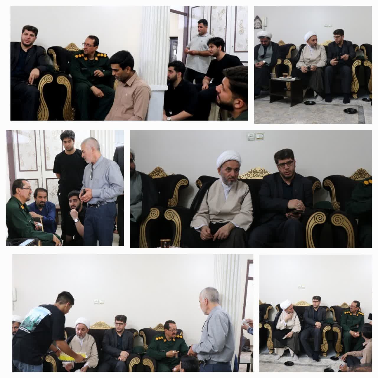 دیدار جانشین نمایندگی ولی‌فقیه سازمان بسیج مستضعفین با خانواده ی شهید اقتدار ایران غلامرضا سوادکوهی