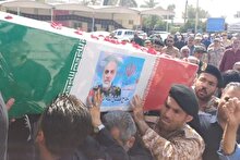 استقبال با شکوه کازرونی ها از پیکر پاک سرلشکر شهید فضل الله نوذری