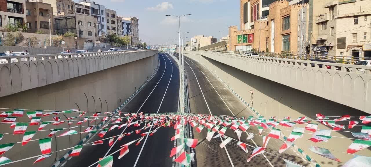 پایان عملیات پروژه تقاطع غیرهمسطح آبشناسان - جنتآباد پایان عملیات پروژه تقاطع غیرهمسطح آبشناسان - جنتآباد