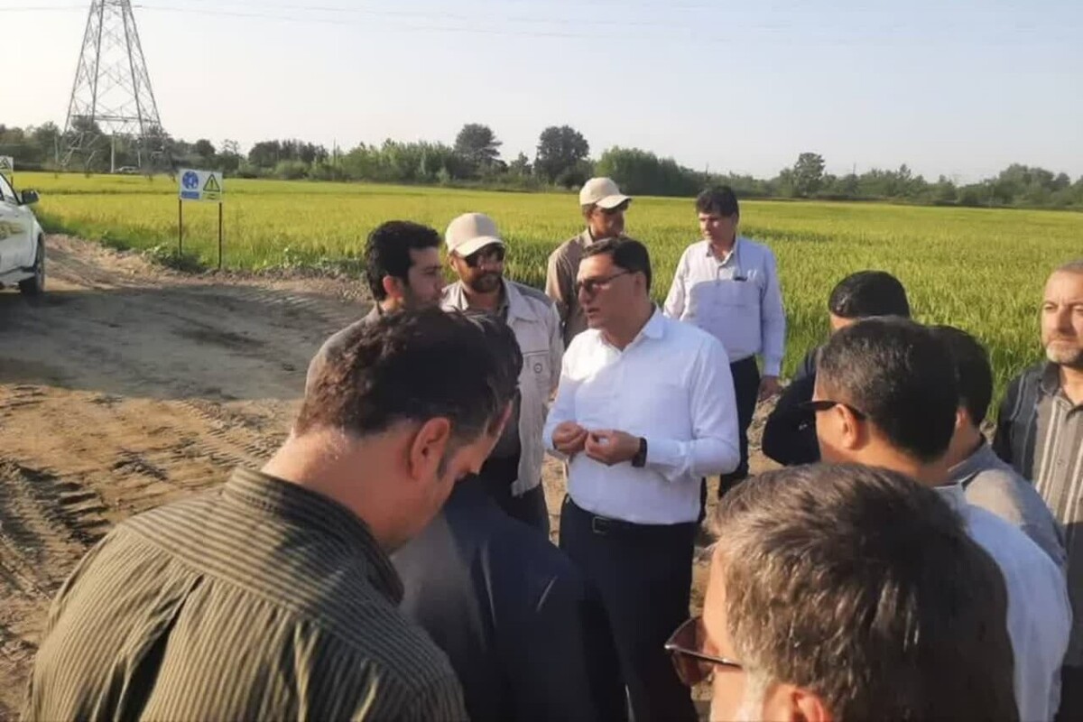 بازدید میدانی معاون راه‌آهن، بنادر و فرودگاه‌های شرکت ساخت و توسعه کشور از ابرپروژه راه‌آهن رشت – آستارا