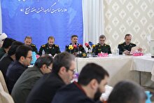 برگزاری نشست خبری فرمانده سپاه حضرت جوادالائمه علیه‌السلام خراسان شمالی به مناسبت هفته بسیج