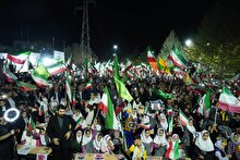 اجتماع پرشور و متفاوت چهارباغ خرم آباد به یاد شهدای دانش آموز مظلوم میناب