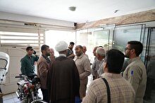 بازدید مسئول نمایندگی ولی‌فقیه در سپاه حضرت صاحب الزمان  (عج) از فعالیت های گروه های جهادی
