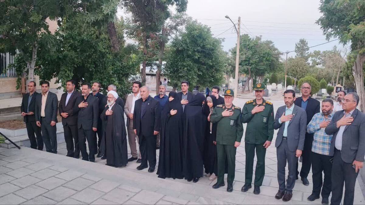 تجدید میثاق با آرمان&zwnj;های شهدا در سالروز شهادت شهید سپهبد سلامی؛ با حضور صبیه شهید و فرمانده سپاه استان اصفهان در گلپایگان