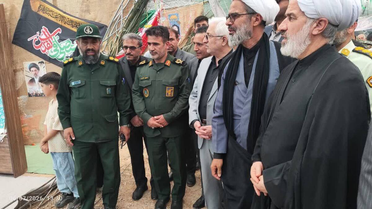 بازدید وافتتاحیه فرمانده سپاه حضرت جوادالائمه (ع) خراسان شمالی از موکب &laquo;زائران رهبر شهید&raquo; در شهرستان سملقان