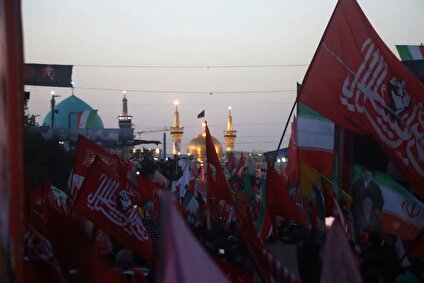 تشییع پیکر پاک قائد شهید امت در مشهد مقدس