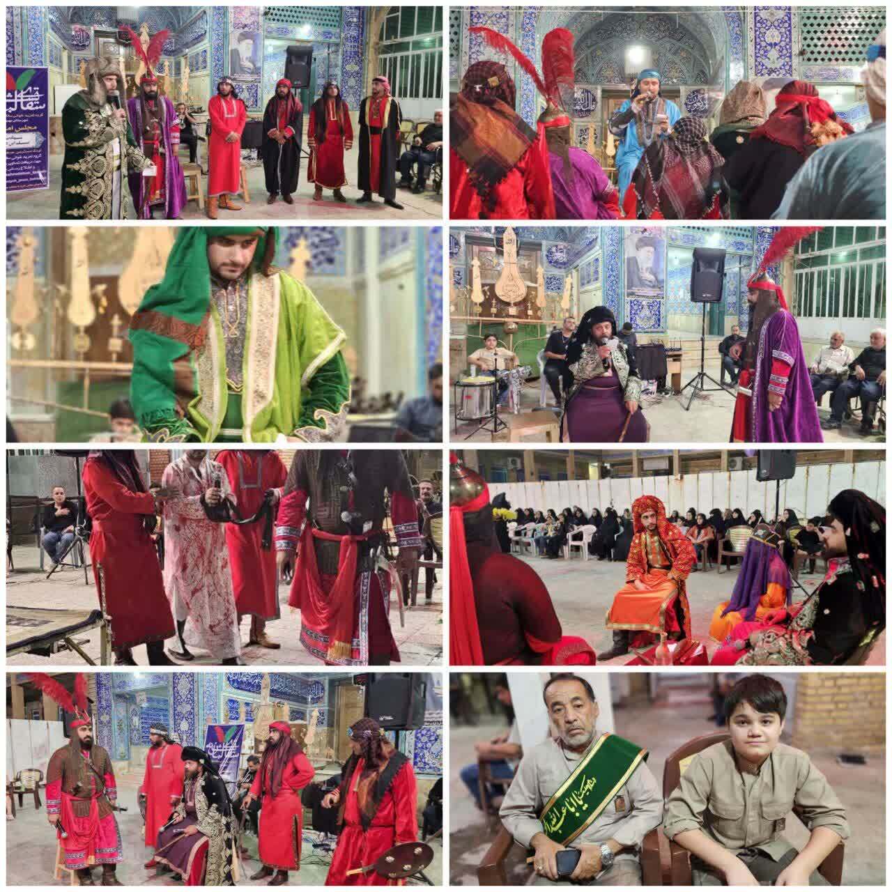 طنین نوای تعزیه در بهبهان؛ آیین سنتی تعزیه‌خوانی در آستان امامزاده فضل (ع) به پایان رسید