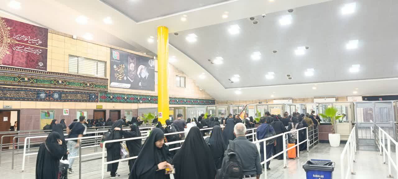 حال و هوای زائران اربعین حسینی در مرز شلمچه
