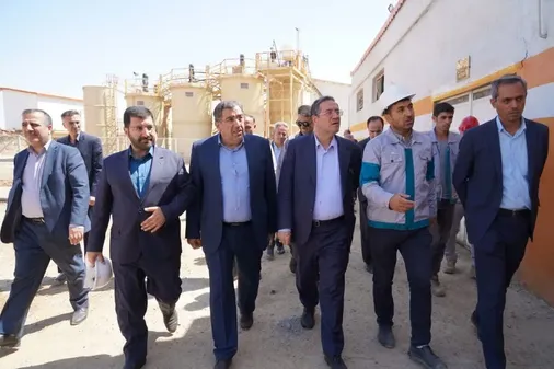 بازدید استاندار آذربایجان غربی از مجتمع تحقیقات فرآوری مواد معدنی موسسه امین