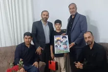دیدار گروه مهندسی رزمی و پدافند غیرعامل ۴۵ جوادالائمه(ع) نیروی زمینی سپاه با خانواده شهدای علمی و دانشی گلستان