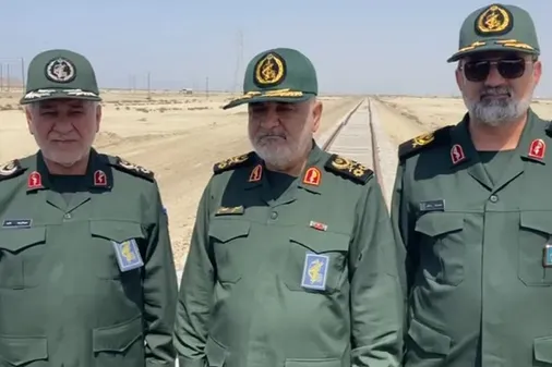 بازدید فرمانده کل سپاه از پروژه راه&zwnj;آهن چابهار &ndash; زاهدان؛ پیشرفت ۸۰ درصدی یک شاهکار ملی