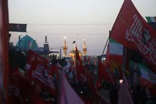 تشییع پیکر پاک قائد شهید امت در مشهد مقدس