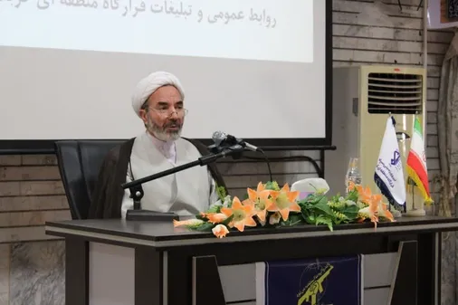 آیین گرامیداشت هفته عقیدتی سیاسی در قرارگاه منطقه&zwnj;ای کربلا با حضور مسؤل نمایندگی ولی فقیه در نیروی زمینی سپاه