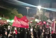 تجدید بیعت دوباره بعد از انتشار پیام رهبر انقلاب در شب ۱۸۱ام ایستادگی