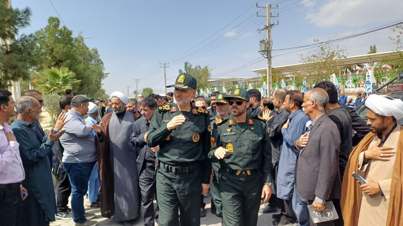قدردانی خانواده شهیده دکتر افتخاری و مسئولان از حضور باشکوه مردم