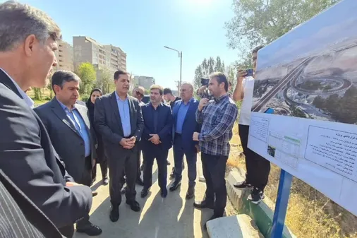 بازدید معاون سازمان شهرداری&zwnj;ها و دهیاری&zwnj;های کشور از پروژه راهبردی پل کمربندی سرعین