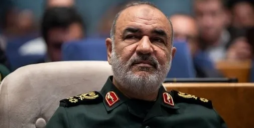 پیام تسلیت سرلشکر سلامی به مناسبت عروج "سرتیپ دوم  پاسدار رضا محمد سلیمانی "