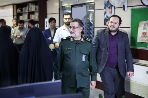 حضور سخنگو و معاون روابط عمومی سپاه پاسداران در خبرگزاری فارس