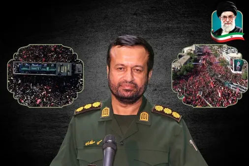 قدردانی فرمانده سپاه  امام سجاد علیه&zwnj;السلام هرمزگان از حضور حماسی مردم  در آیین تشییع رهبر شهید&nbsp;