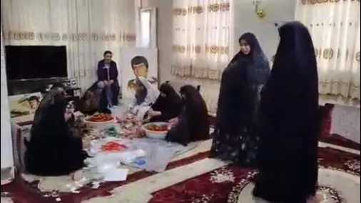 خانواده ای پر از استقامت و تلاش بی وقفه برای پیروزی ایران قهرمان، در روستای کوشک زر شهرستان ساوجبلاغ