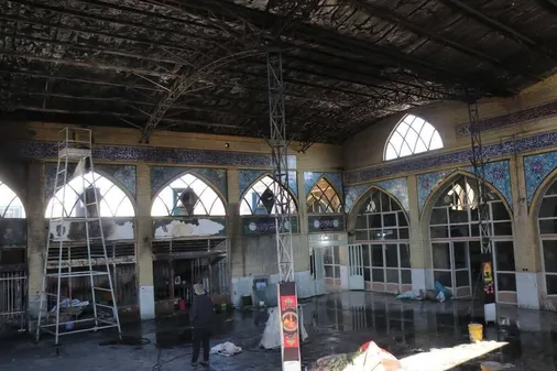 بازدید از مسجد انصارالحسین محله دهنو اصفهان