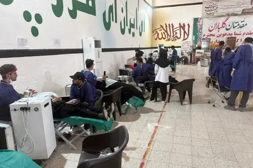 خدمت&zwnj;رسانی جهادی در بخش بلوک جیرفت
