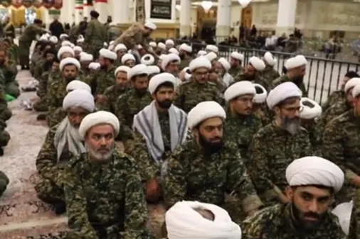 اجتماع نیروهای مسلح قم در حرم حضرت معصومه سلام&zwnj;الله&zwnj;علیها