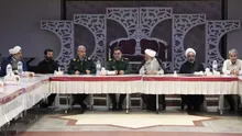 دیدار نماینده ولی‌فقیه در سپاه با خانواده‌های شهدا و جانبازان حادثه تروریستی راسک