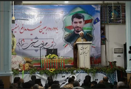 اربعین شهید مدافع امنیت، محمدرضا رستمی&zwnj;نژاد در قیروکارزین برگزار شد