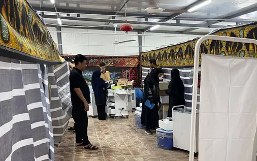 درمانگاه موکب شهید عراقی&zwnj;زاده خدمت&zwnj;رسانی شبانه&zwnj;روزی به زائران اربعین را آغاز کرد