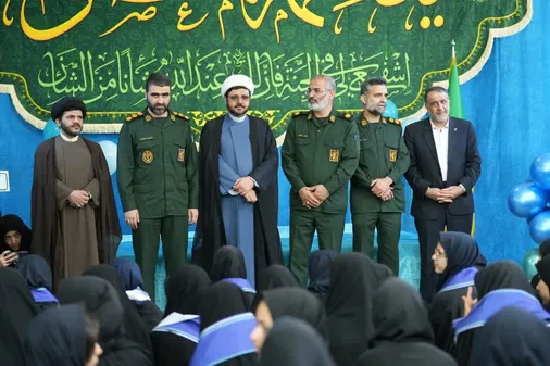 برنامه حریم آستان با همکاری سازمان اوقاف و بسیج دانش آموزی برگزار شد