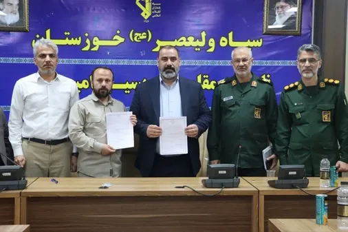 تفاهم&zwnj;نامه توسعه فضاهای آموزشی شهرک یاسر امیدیه امضا شد