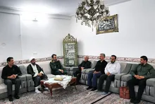 دیدار با خانواده سرهنگ پاسدار شهید جمال امیری