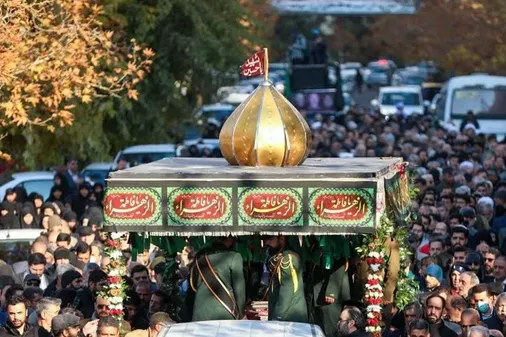 آئین تشییع شهید طریق&zwnj;القدس سردار &laquo;کیومرث پورهاشمی&raquo;