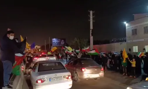 جشن پیروزی انقلاب اسلامی ایران در هدف قرار دادن پایگاه ها زیرساخت های رژیم صهیونیستی در فلکه دوم فردیس