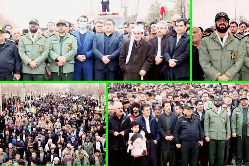حضور باشکوه مردم ثلاث باباجانی در یوم&zwnj;الله ۲۲ بهمن