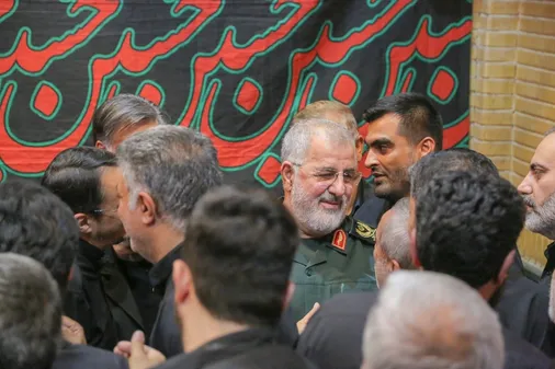 حضور فرمانده کل سپاه پاسداران در مراسم گرامیداشت سردار وعده&zwnj;های صادق