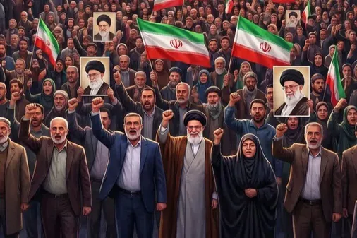 مراسم اولین سالگرد شهادت شهدای جنگ ۱۲ روزه اقتدار کاشان