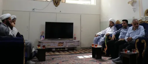 تجدید میثاق مسئولان سپاه الغدیر با آرمان&zwnj;های شهدا در دیدار با خانواده شهید &laquo;محسن زارع&raquo;