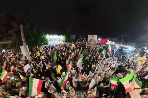 تصاویر هوایی از هشتاد و دومین حضور پرشور مردم انقلابی کرج