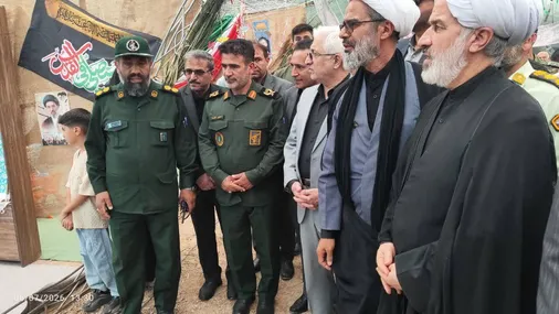 بازدید وافتتاحیه فرمانده سپاه حضرت جوادالائمه (ع) خراسان شمالی از موکب &laquo;زائران رهبر شهید&raquo; در شهرستان سملقان