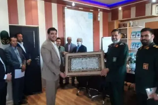 دیدار مدیرعامل شرکت آبفای سیستان و بلوچستان با فرمانده سپاه سلمان استان