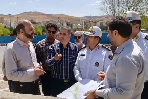 بازدید شهردار کرمانشاه از پروژه تقاطع غیرهمسطح میدان آزادگان