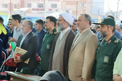 آیین نواختن زنگ مهر و مقاومت هم&zwnj;زمان با سراسر کشور در سمنان