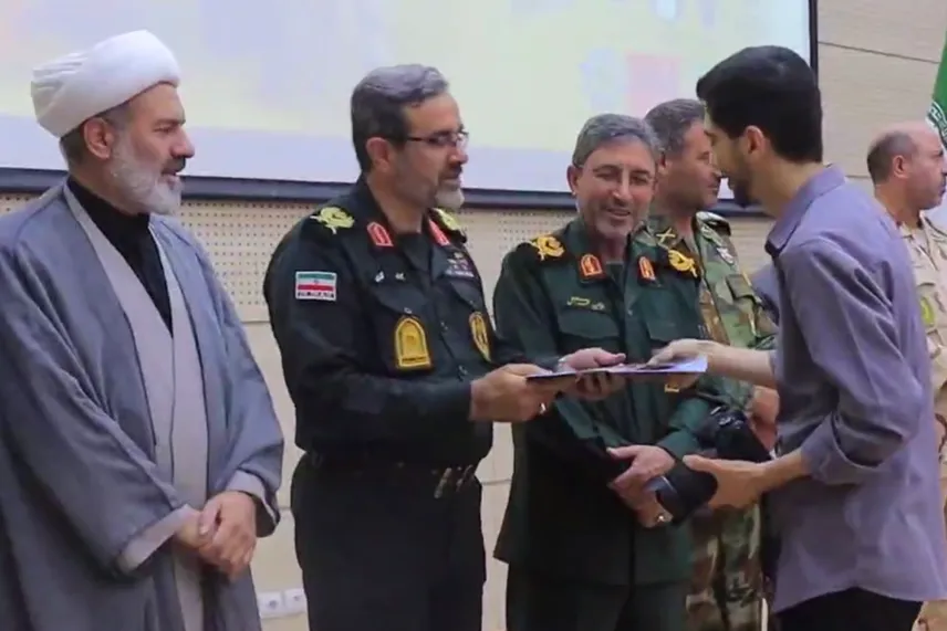 نگاهی به مراسم روز خبرنگار سپاه حضرت عباس علیه‌السلام استان اردبیل